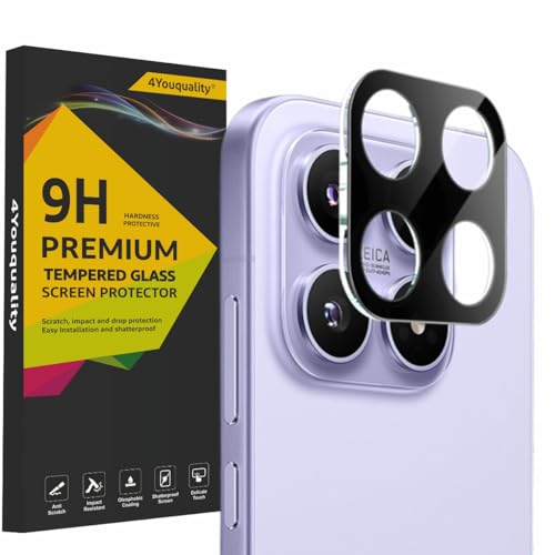 Image of 4youquality Back Camera Lens Protector Compatible with Xiaomi 17 (1 Pack) | 9H Tempered Glass Camera Guard | Military-Grade Protection | Ultra Clear HD | Bubble-Free Easy Installation | Case Friendly Design