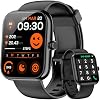 Smart Watch para Hombre Mujer con Alexa Integrado, Llamadas Bluetooth, Pantalla Táctil HD de 1.83'', Rastreador de Fitness con Monitor de Ritmo Cardíaco/Sueño, 120+ Modos Deportivos, Resistente al Agua IP68 para Android e iOS 2