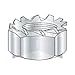 8-32 Hex/Small Pattern Keps Nuts/Steel/Zinc / 5/16