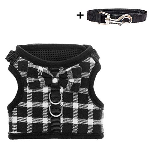 BINGPET Escape Proof Cat Harness - Adjustable Vest and Leash Set