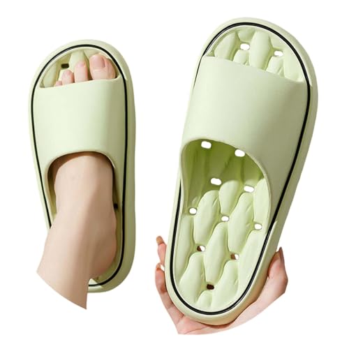 Mens Shower Shoes with Draining Holes Quick Dry Bathroom Slippers, Womens Non Slip House Pool Spa Gym Slides Sandal