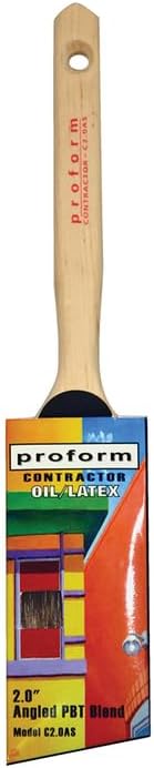 12-Pack of 2” Proform C2.0AS 70/30 Blend Angled Cut Sash Paint Brush, Standard Handle