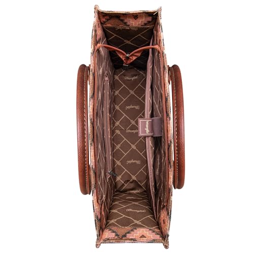 Image of Wrangler Tote Bag for Women Western Purse and Aztec Satchel Handbag