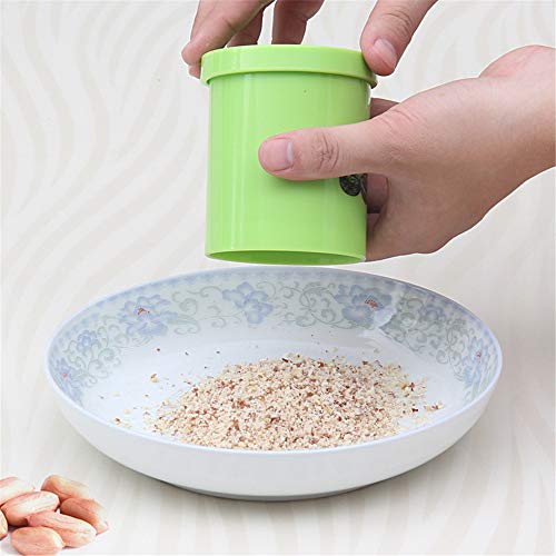 DZFDZ Ensemble de 2 Morceaux de broyeur Manuel de Noix de Muscade - Moulin à Poivre, ail et arachide, ustensiles de Cuisine, Accessoires de Cuisine, ustensile de Cuisine, Acier Inoxydable Cover