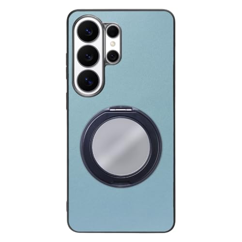 LOOF RING-SHELL MIRROR ver. �{�v ���U�[ �X�}�z�����O �X�}�z�P�[�X for Galaxy S26 Ultra �p �P�[�X �J�o�[ �~���[ �� �t�� �X�g���b�v�z�[�� �X�^���h �����h�~ �V���v�� �ϏՌ� ���^ �y�� leath