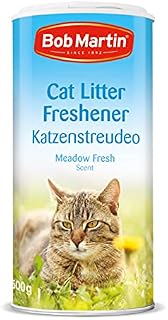 Bob Martin | Cat Litter Freshener Powder, with Meadow Fresh Scent | Effective Odour Control, for Longer Lasting Freshness | Made in the UK (500 g)