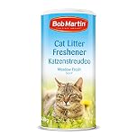 Bob Martin Cat Litter Freshener Powder, Meadow Fresh Scent - Effective Odour Control for Longer Lasting Freshness, Made in the UK (500g)