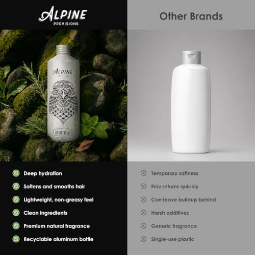 Image of Alpine Provisions Natural Organic Conditioner Men & Women, Rosemary & Mint