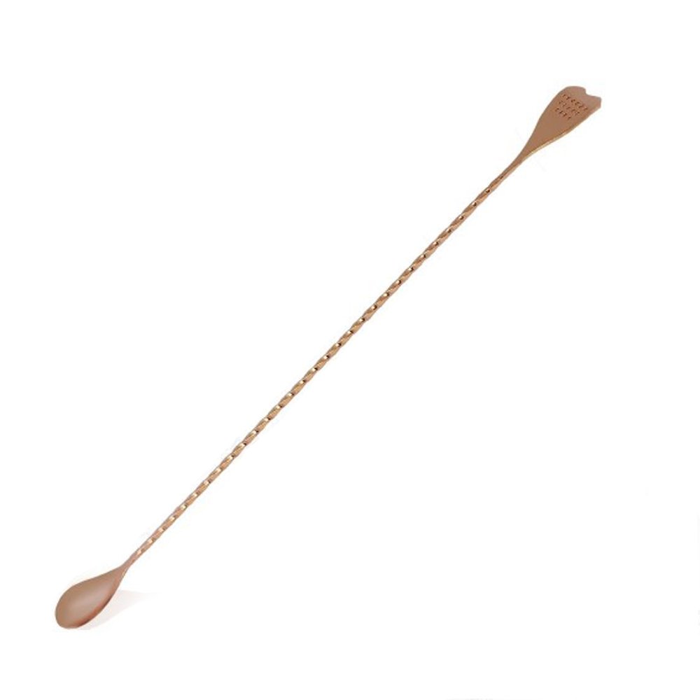 BarConic® Bar Spoon Strainer - Copper Plated - 40cm