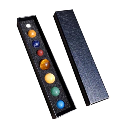 ERINGOGO 8Pcs Planet Collection Mineral for Solar System Decor Educational Exquisite Desktop Planet Adornments for Home and Office Decor
