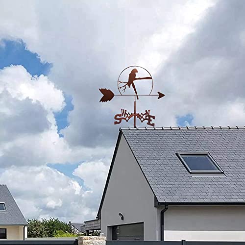 Girouette sur le toit avec indicateur de direction du vent en métal durable - 6