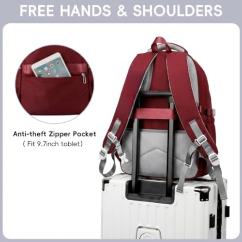Image of Backpack Bags for Girls, Boys & Women With Multi-pockets, Laptop Bag with Large Capacity Bookbags Waterproof for School, Tuition, College, Camping, Travel