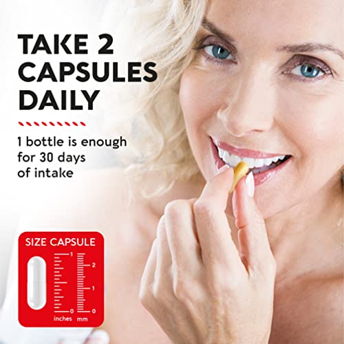 Nutraharmony Coq10 100Mg Capsules - Coenzyme Q10 Supplements - Made In Usa Vitamins - Coq10 200Mg For Heart & Brain Support, Cellular Metabolism - 60 Capsules - 1 Month Supply #TOP5