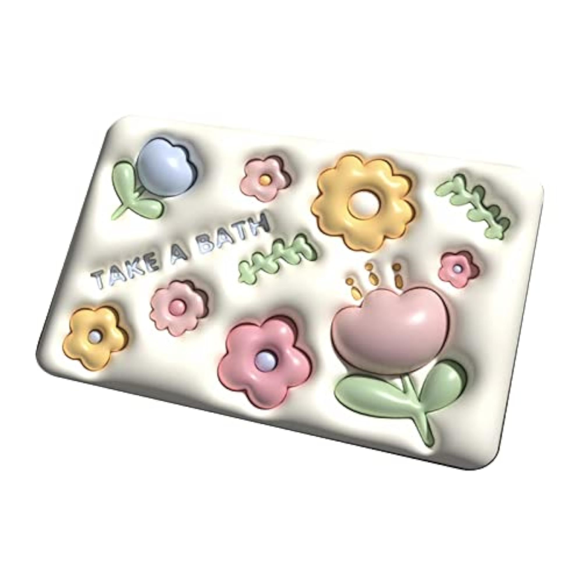 3D Bath Mat Soft Non Slip Flower Entrance Door Mat