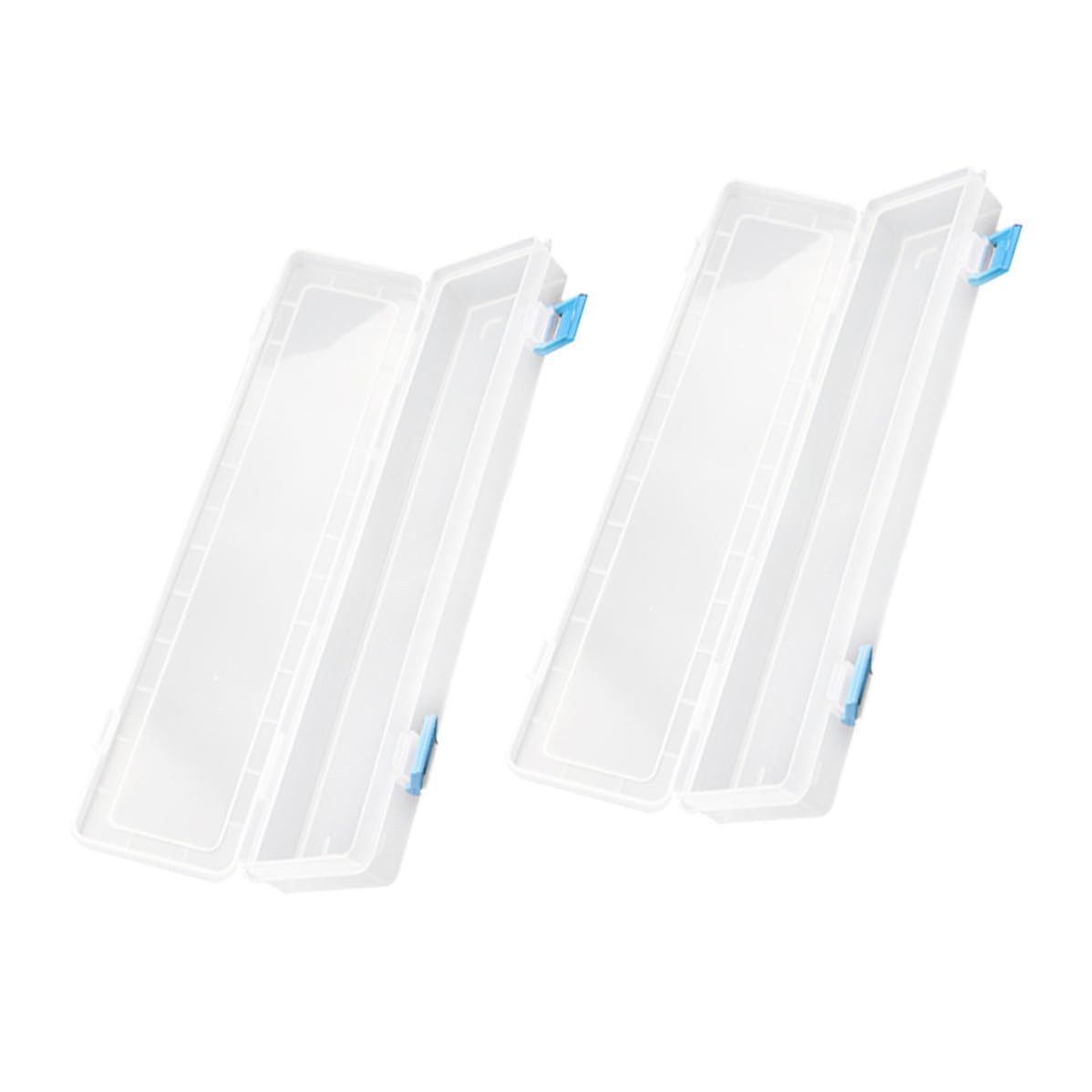 Astuccio Scatola Multifunzione Resistente in Plastica Trasparente 2 per Matite per Pennelli Acquerello e Strumenti di Disegno, per Studenti