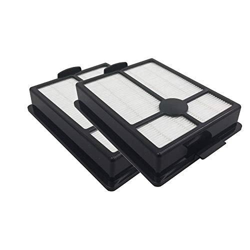 Trade-Shop Lot de 2 filtres HEPA allergiques pour aspirateurs Rainbow Rexair série E / E2 – Remplace Rainbow R7292, R12107B / Filtre à pollen