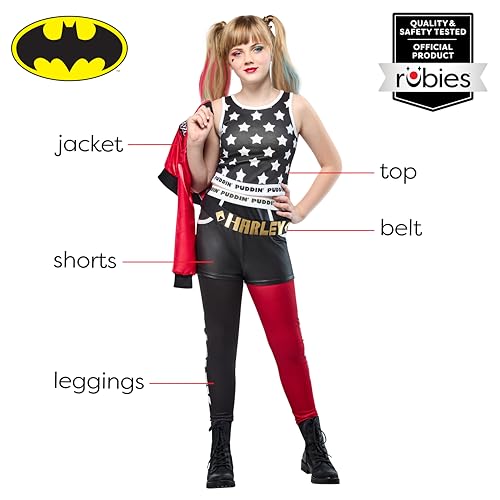 Disfraz Harley Quinn para Niñas miniatura 2