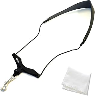 B.AIR ビーエアー BIRD STRAP バードストラップ サックス用ストラップ BSN-CP-M Mサイズ クロス・サクラ楽器オリジナルステッカー付き