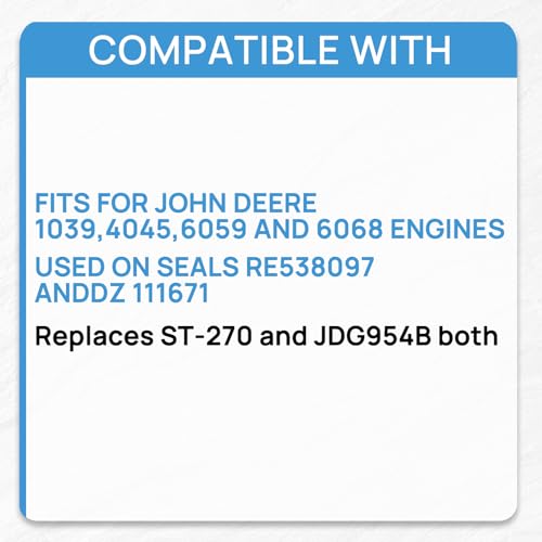 JDG954B Upgraded Crankshaft Gear and Front Oil Seal Installer Compatible with John Deere 1039 4045 6059 6068 Engines by EZAPEX - Image 5