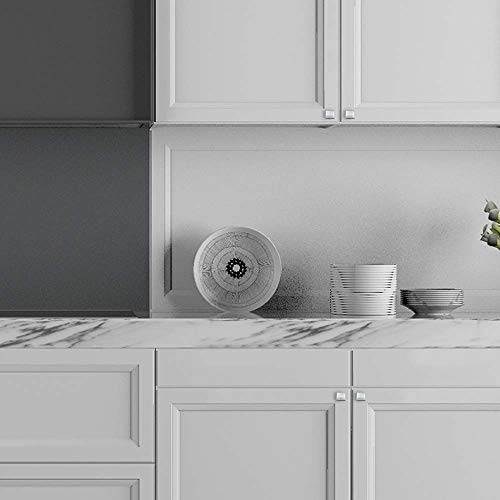 Homdiy 10 Pack Cabinet Knobs Brushed Nickel Drawer Knobs - Square Cabinet Knobs For Dresser Drawers Silver Mo6785Snb Kitchen Cabinet Knobs #TOP4