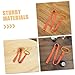 LIOOBO 2Pcs Durable Orange Hauling Rope with Handle Efficient Transport System for Hunting and Outdoor Activities