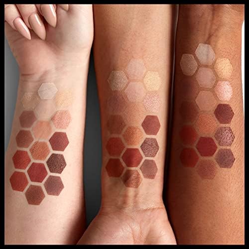 NYX Professional Makeup Ultimate Edit Petite Shadow Palette paleta 16 cieni do powiek o różnym wykończeniu, ciepłe neutralne i różowe beże, Warm Neutrals