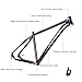 HWEVDHJ 27.5er 29er Mountain Bike Frame Hardtail XC Bikes Frame 17'' 19'' Disc Brake Aluminum Alloy Frames 135mm Quick Release(Gray,27.5 * 17