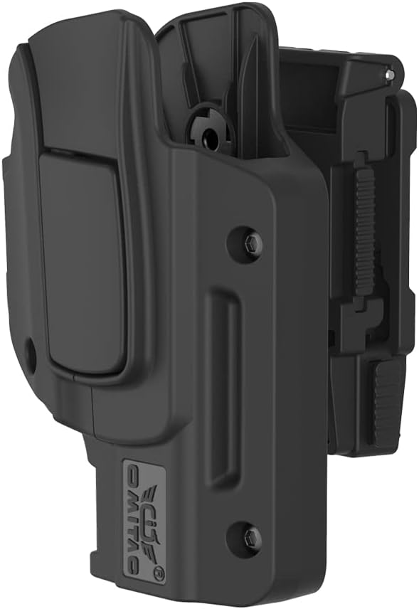 360 Rotation G19 Holster for Glock 19, 23, 32 Gen 1-4 & G19 Gen5 - Right Hand, Black, Classic Style - OWB Retention Level 2 Tactical Holster