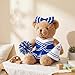 Sunnymove Blue Cheerleader Teddy Bear Clothes, Fits 14-18 Inch Stuffed Bear Animal Plush, Blue Make Your Own Stuffed Animal Toy Gift for Bedroom Playroom Decor