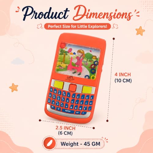 Image of Salvus APP SOLUTIONS Splash Fun: Kids Mobile Water Adventure Game, a Mobile Game Where Kids Explore Aquatic Worlds, Solve Puzzles, and Learn About Water Conservation (Orange 4x7 Inch)