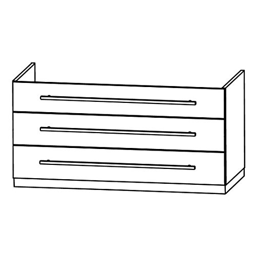Puris Elevado Waschtischunterschrank (WUA5412S2) Badmöbel, 120 cm - 4056035021813 Puris Elevado Waschtischunterschrank (WUA5412S2) Badmöbel, 120 cm