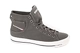 características: Material: 100% algodón Suela: caucho Color: Hoja de uva Modelo: '"MAGNETE" EXPOSICIÓN I - zapatillas de deporte detalles: Deportivo, de alta calidad y absolutamente cómodo zapatilla deportiva de la marca Diesel Con cordón de 8 pliegues y cierre lateral Los logotipos están ubicados en el lateral del eje y en la suela y la lengüeta colocación