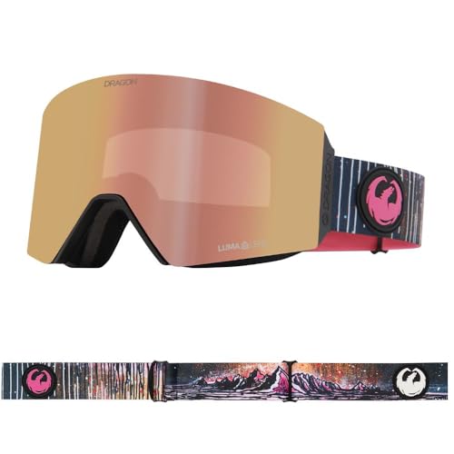 Dragon RVX MAG OTG Unisex Snow Goggles - Iguchi Sig 2024/LL Rose Gold Ionized & LL Midnight