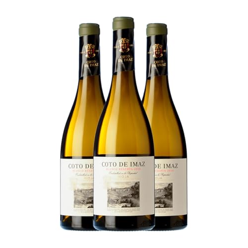 Coto de Rioja Coto de Imaz Blanco Chardonnay Rioja Reserva 75 cl Vino blanco (Caja de 3 Botellas de 75 cl)