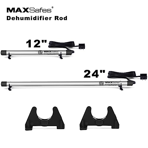 MAXSafes Gun Safe Dehumidifier Rod, Dry Rod - Easy Installation Plug-in Electric Dehumidifier Eliminates Moisture for Gun Safes & Cabinets, ETL Approved (24in) - Thumbnail 2