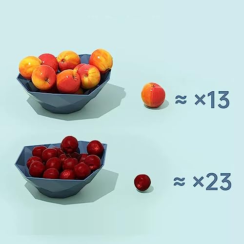 Table basse panier à bonbons et plateau à fruits bleu pour des soirées cosy - 6