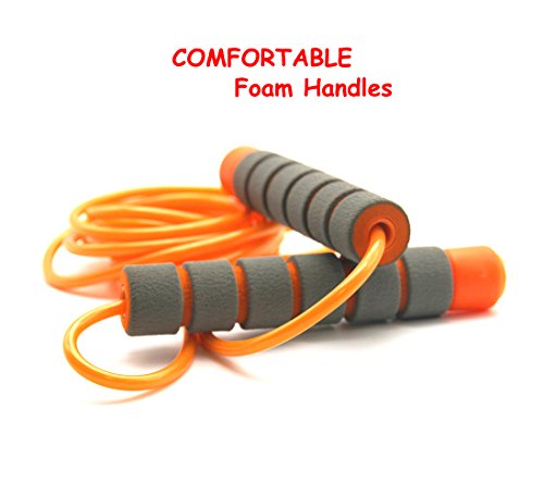 Jump Rope for Kids - Adjustable Soft Skipping Rope with Skin-Friendly Foam Handles for Kids,Boys, Girls, Children - Outdoor Fun Activity, Great Party Favor, Exercise Activity & Fitness - Thumbnail 4