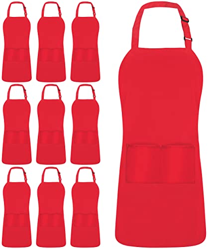 Utopia Kitchen Unisex Full-length Bib Apron Bib (pack of 10)