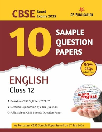 CBSE 10 Sample Question Papers Class 12 English for 2024 Board Exam ...