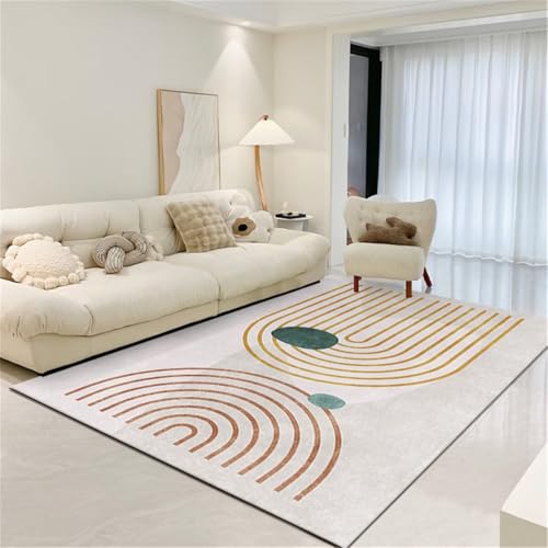 Tapis salon moderne et entrée chaleureuse 80x120cm antidérapant
