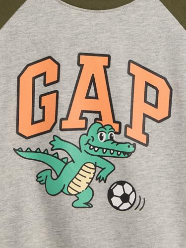 Image of Gap Baby Boys' Short Sleeve Raglan Logo Tee