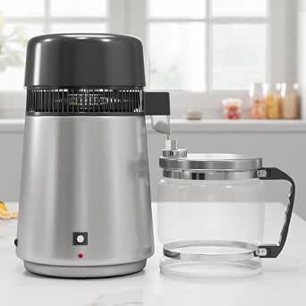 Water Distiller 4L 750W Countertop Distilled Water Machine Home