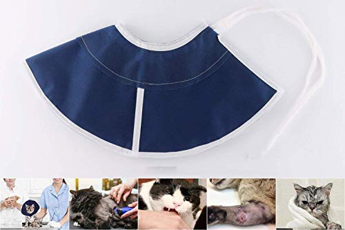 image for ASOCEA Adjustable Pet Comfortable Cone Soft Cats Dogs Recovery Collar 