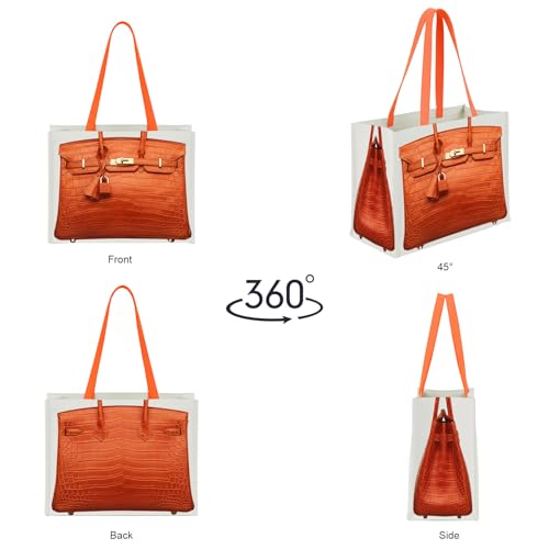 Bolso de lona chic con estampado de lujo miniatura 5