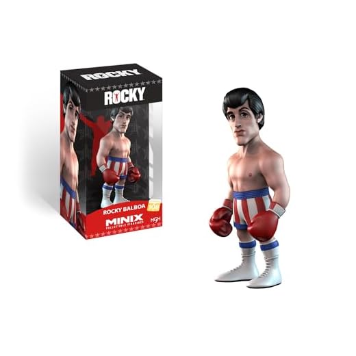 MINIX - Figura de Rocky - Rocky IV - Coleccionables de 12 cm para Exhibición, Idea de Regalo para Niños Y Adultos, Coleccionistas, Fans de TV & Cine - MN11698