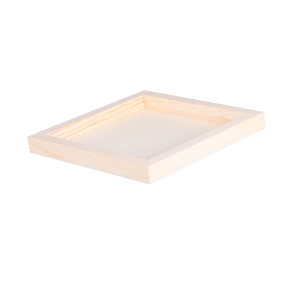 HEMOTON Cornice per Clay Frame in Legno 5 Pezzi 30x30 Cm Beige | Bambini, Attività Creative e Didattiche, Formato Quadro Quadrato, per Lavoretti Ragazzo Ragazza