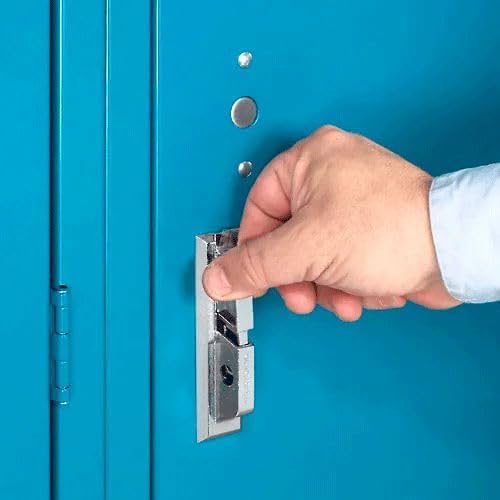 GLOBAL INDUSTRIAL Double Tier Locker, 12x18x36 2 Door, RTA, Blue