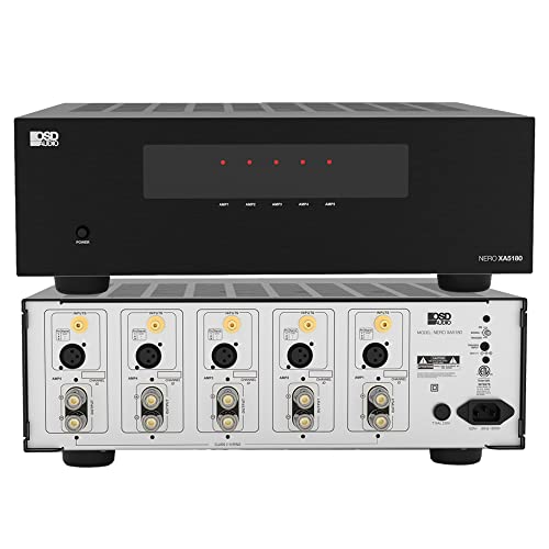 OSD Nero XA5180 Class H 240W 5x Channel Home Theater Amplifier RCA XLR Inputs, Audiophile Class H Technology
