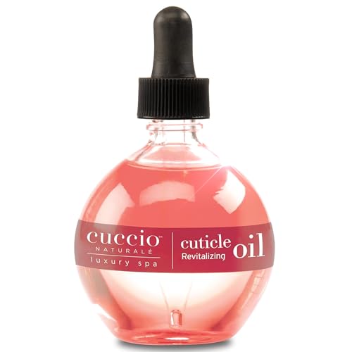 Image of Cuccio Naturale Pomegranate & Fig Revitalizing Cuticle Oil, Lightweight Fast-Absorbing Hydrating Nail & Cuticle Conditioner, Cold-Pressed Oils + Vitamin E, 2.30 Fl Oz
