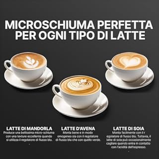 Subminimal NanoFoamer PRO, Frullino Montalatte Elettrico Senza Maniglie, Schiuma Latte Professionale per Latte Art, 3 Flussometri Inclusi, Compatibile con Tutti i Latti, Nero